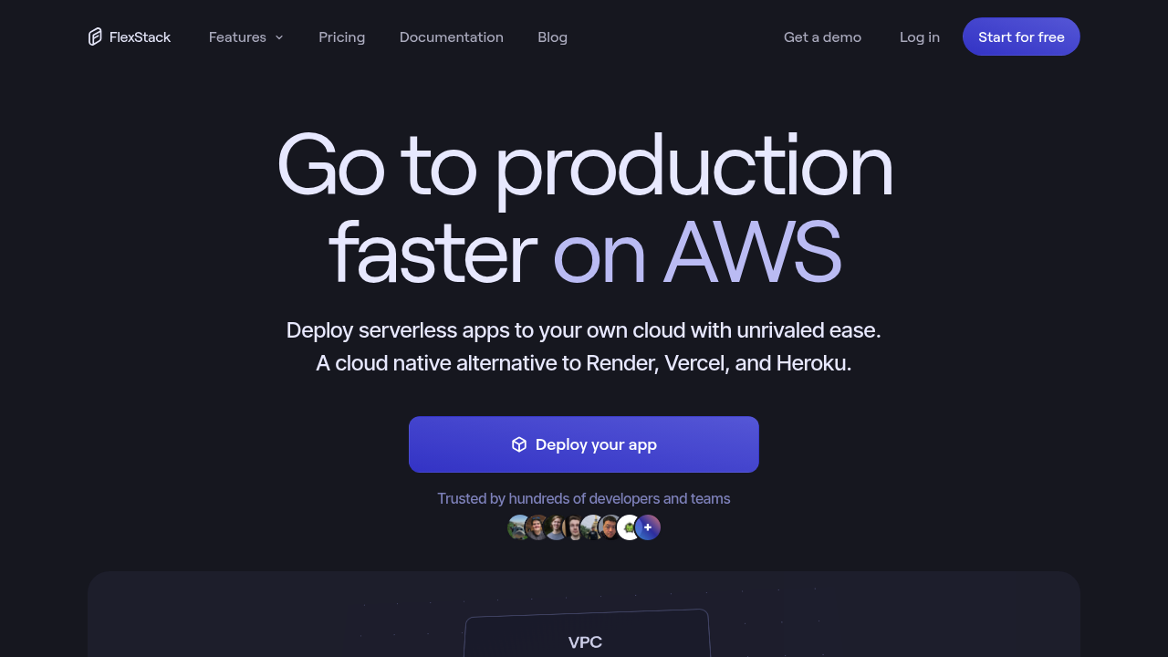 A screenshot of Flexstack
